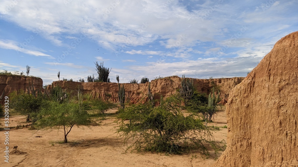 Paisaje Desert Tatacoa - Desierto de la Tatacoa - Huila, Colombia Paisaje Desert Tatacoa - Desierto de la Tatacoa - Huila, Colombia
