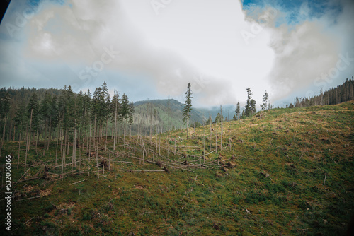 Fototapeta Naklejka Na Ścianę i Meble -  Mountain landscapes in the National Park of Poland