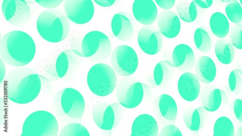 Green Shape Rounds Rotaion Illusion Motion Grid Abstract Background