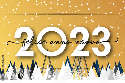 felice anno nuovo - buon anno 2023	