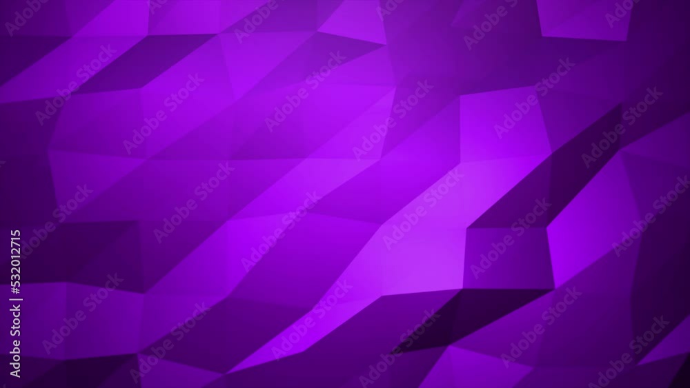 Animated purple color low poly background Animated purple color low poly background