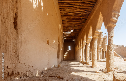 The palaces of Al -Muqbel, the old buildings of clay, from the Saudi heritage photo