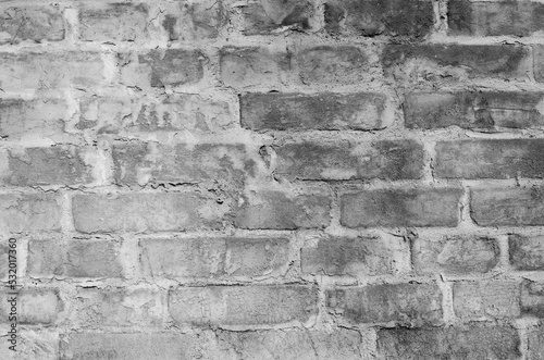 old gray brick wall texture