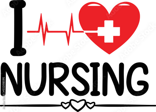 i love nursing ,Nurse Gift, photo