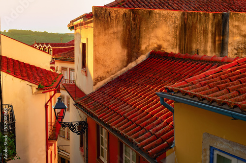 Street sunset architecture ...