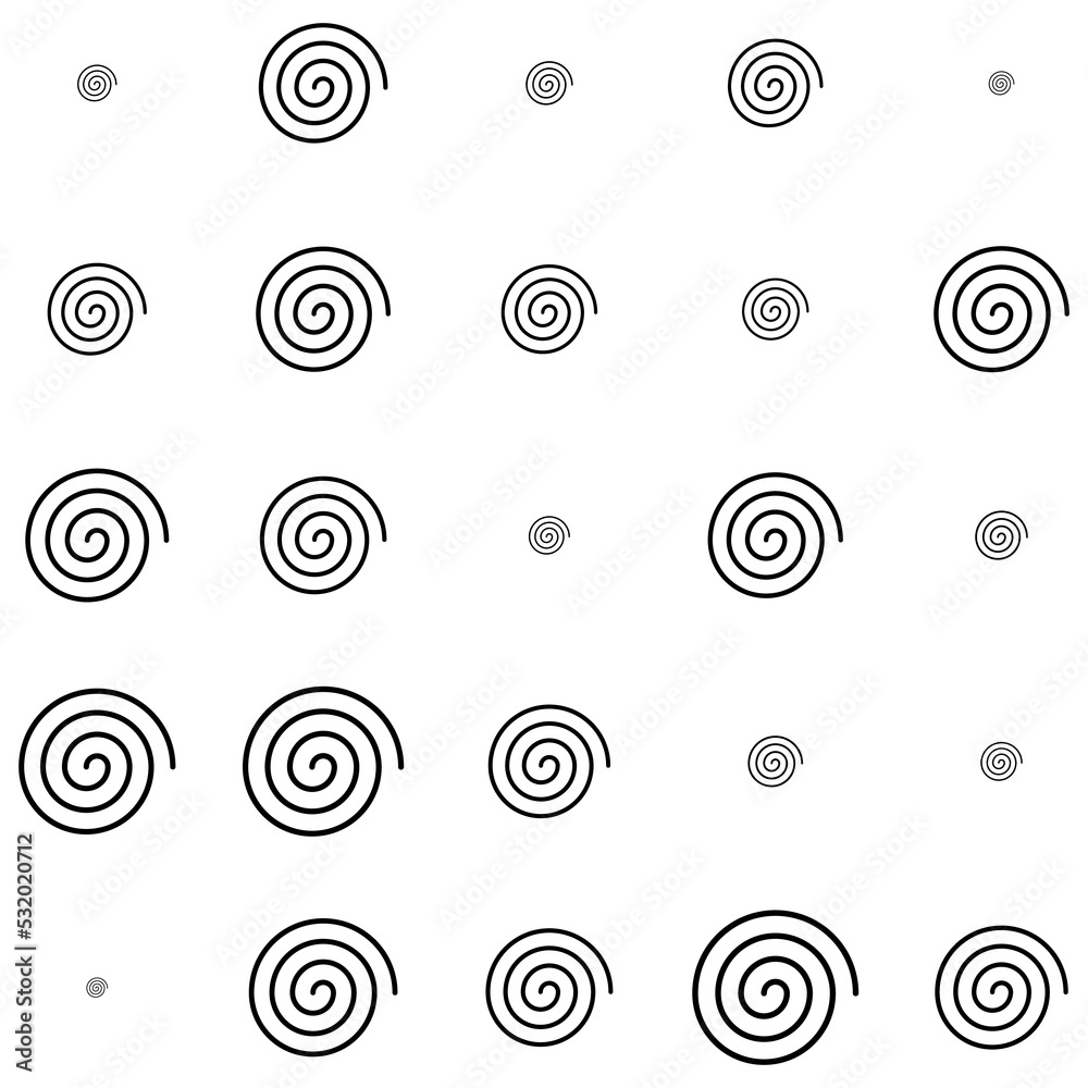 Spiral halftone random pattern background. Vector illustration. Spiral halftone random pattern background. Vector illustration.