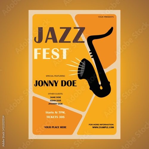 Jazz Festival Flyer
