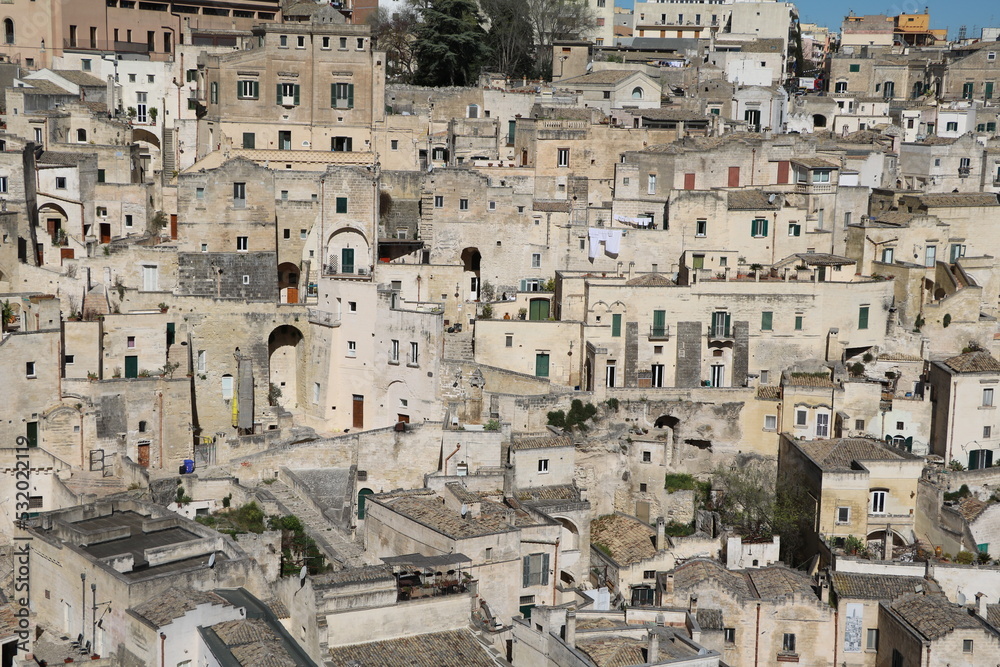 Ancient Matera in Italy