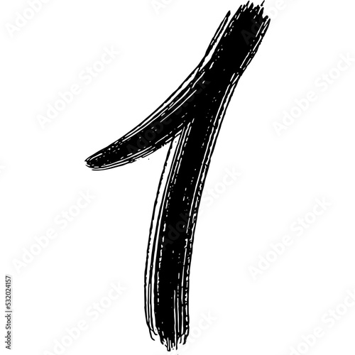 1 handgeschriebene Schrift