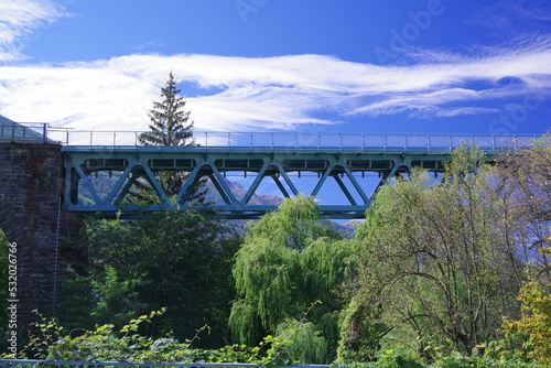 Eisenbahnbrücke Göflan © Helmut.H