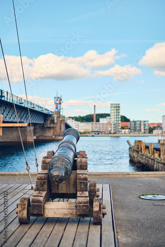 Photography Canon in the city of Aalborg in Denmark. High quality photo