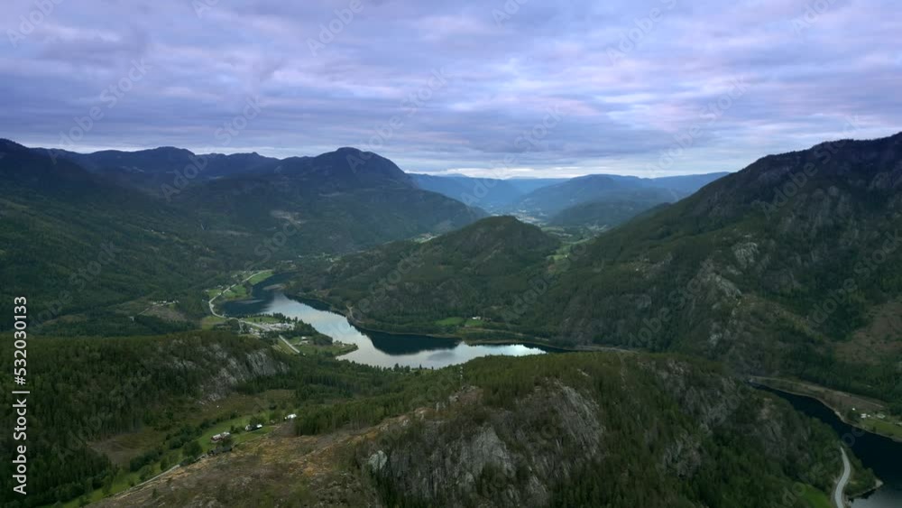Norway aerial stock video circa 2022