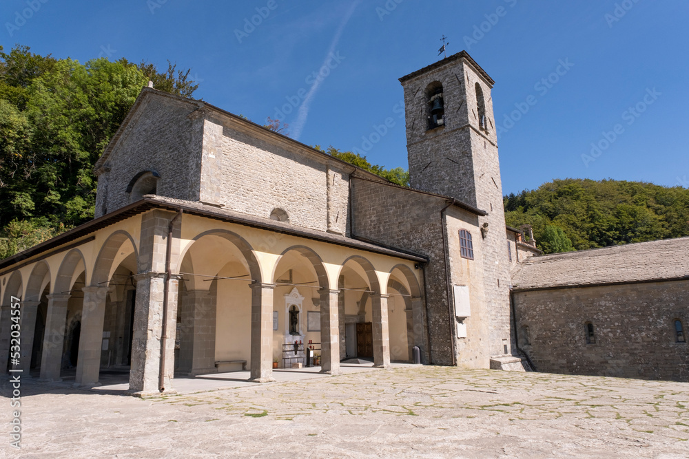 church of the sanctuary of the verna in tuscany