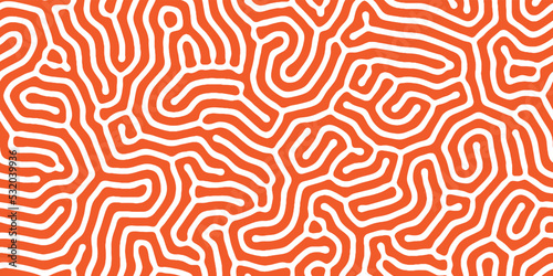 Abstract organic seamless pattern in black and white