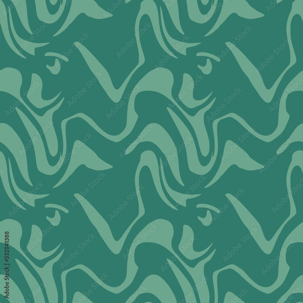 Seamless vector sea background in a flat style. Abstract illustration with ripple effect on water. Ripples, waves, vibrations, frequencies. Turquoise color. Minimalism Seamless vector sea background in a flat style. Abstract illustration with ripple effect on water. Ripples, waves, vibrations, frequencies. Turquoise color. Minimalism