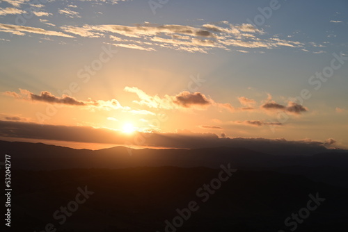 sunset over the mountains © Ryan