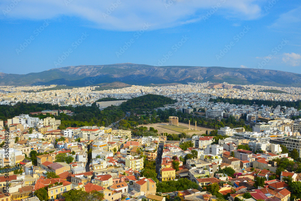 View of Athens from the Acropolis 