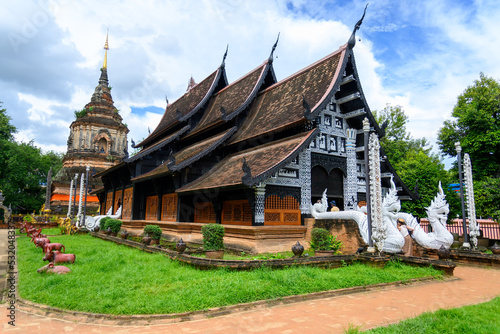 Beautiful temple in Thailand (Wat Lok Molee Temple) Chiangmai Thailand.