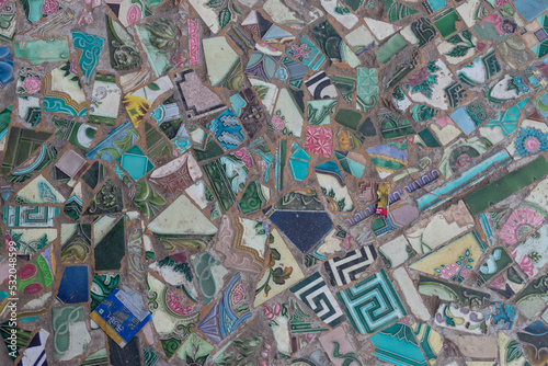 Wallpaper by ceramic tiles fragment in India