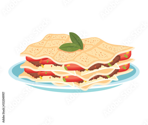 lasagna italian food