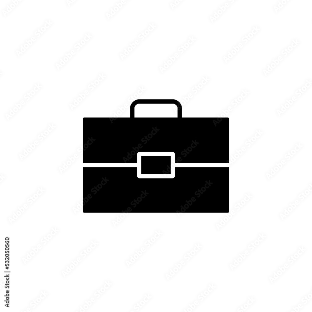 Briefcase icon vector for web and mobile app. suitcase sign and symbol. luggage symbol. Briefcase icon vector for web and mobile app. suitcase sign and symbol. luggage symbol.