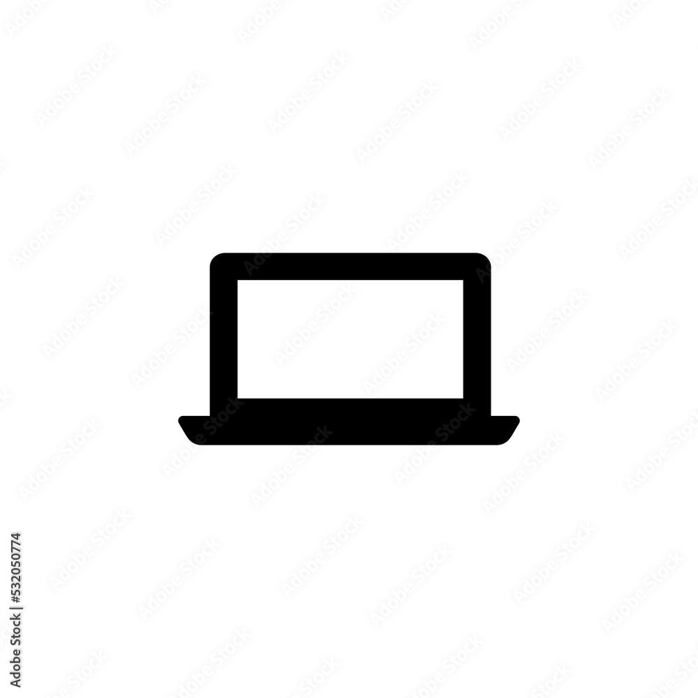 Laptop icon vector for web and mobile app. computer sign and symbol Laptop icon vector for web and mobile app. computer sign and symbol