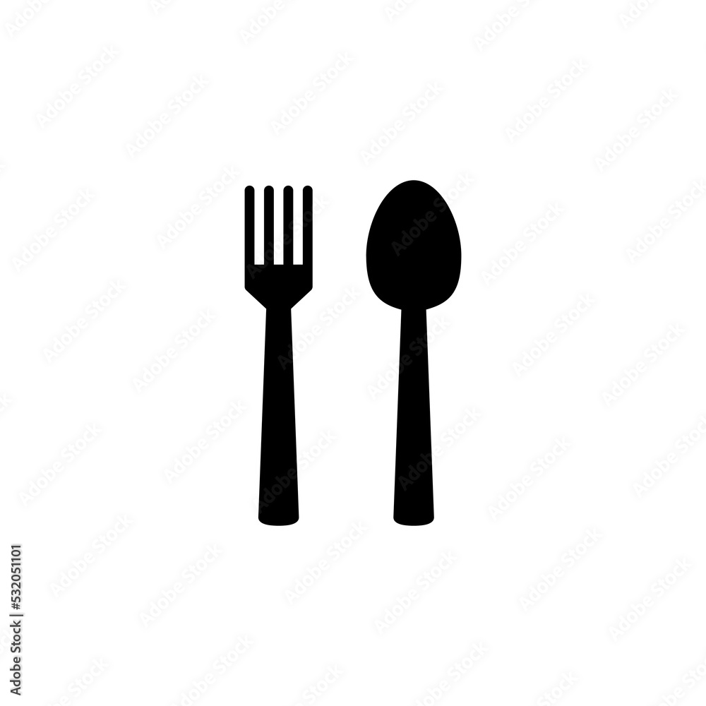 spoon and fork icon vector for web and mobile app. spoon, fork and knife icon vector. restaurant sign and symbol spoon and fork icon vector for web and mobile app. spoon, fork and knife icon vector. restaurant sign and symbol