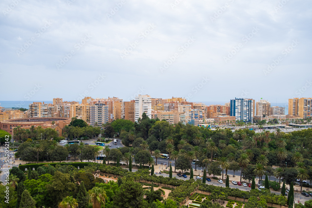 The city of Malaga in Spain