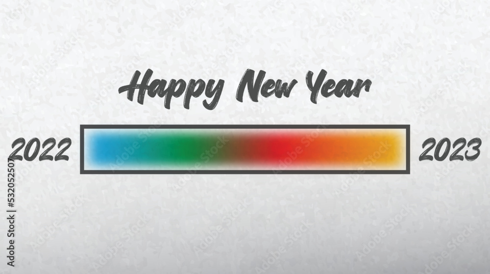 2023 happy new year. complete loading bar. vector linear numbers. design of greeting cards. vector illustration. 2023 happy new year. complete loading bar. vector linear numbers. design of greeting cards. vector illustration.