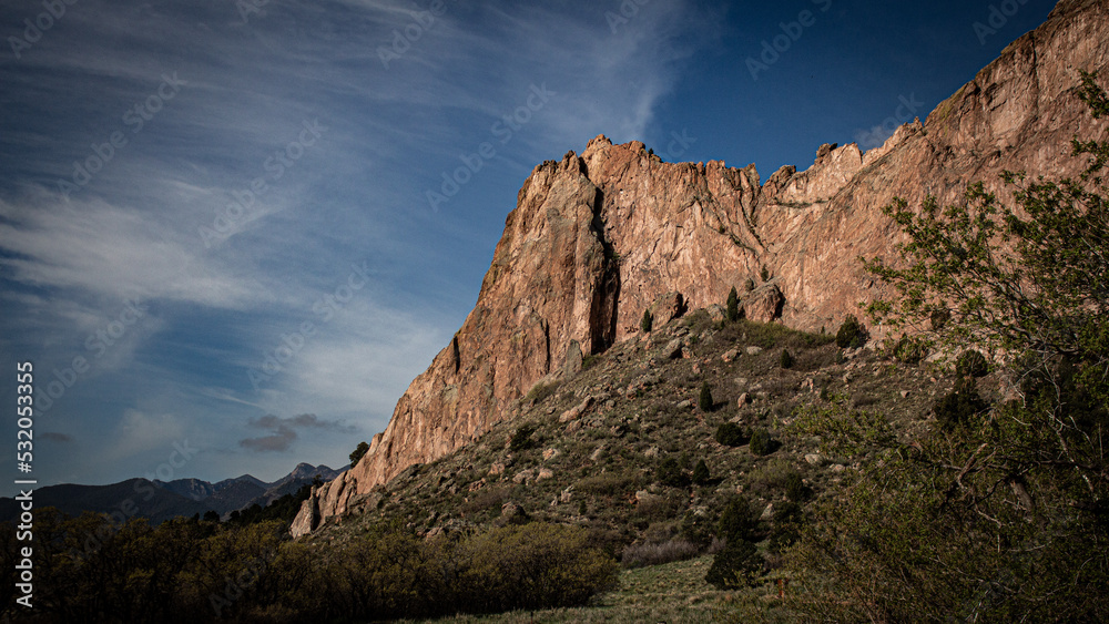rocky cliff landscape - Colorado