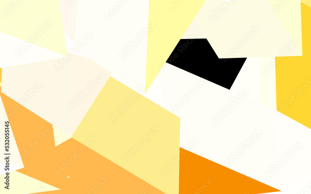 Light Orange vector background with polygonal style. Light Orange vector background with polygonal style.