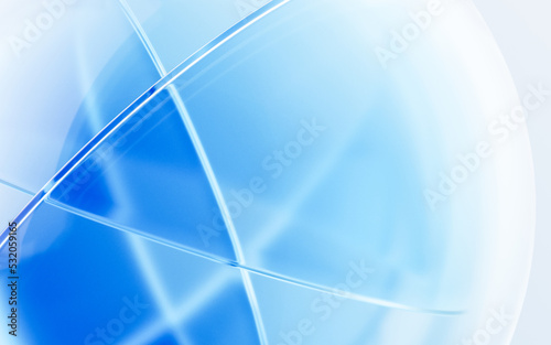 Fototapeta Naklejka Na Ścianę i Meble -  Transparent glass with gradient colors, 3d rendering.