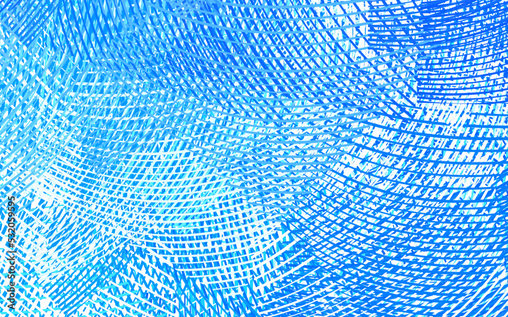 Light BLUE vector texture with bent lines. Light BLUE vector texture with bent lines.