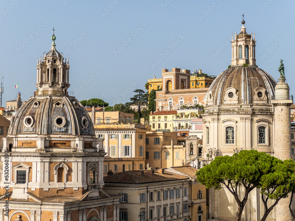 Rome roofs view