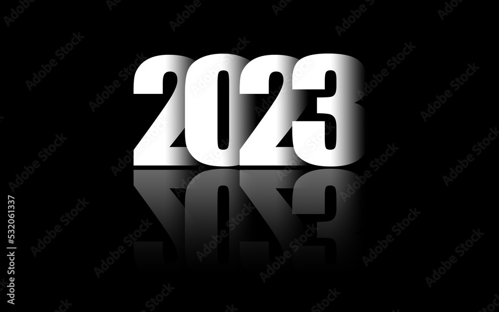 2023 creative concept Set of Happy New Year posters. Design templates for celebration and season decoration. black gradient backgrounds for branding, banners, covers 2023 creative concept Set of Happy New Year posters. Design templates for celebration and season decoration. black gradient backgrounds for branding, banners, covers