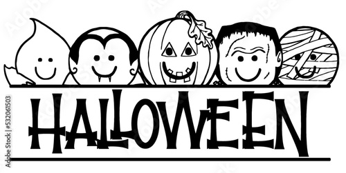 halloween with smiley face halloween monsters
