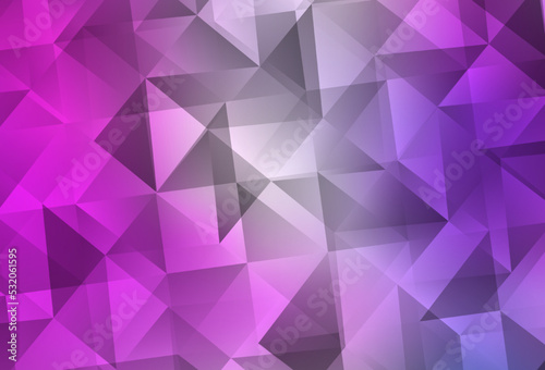 Light Purple, Pink vector low poly layout.