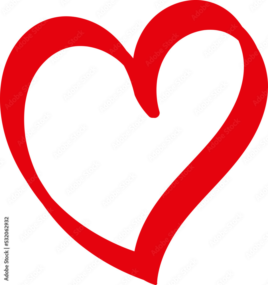 Love Heart Doodle Icon Love Heart Doodle Icon