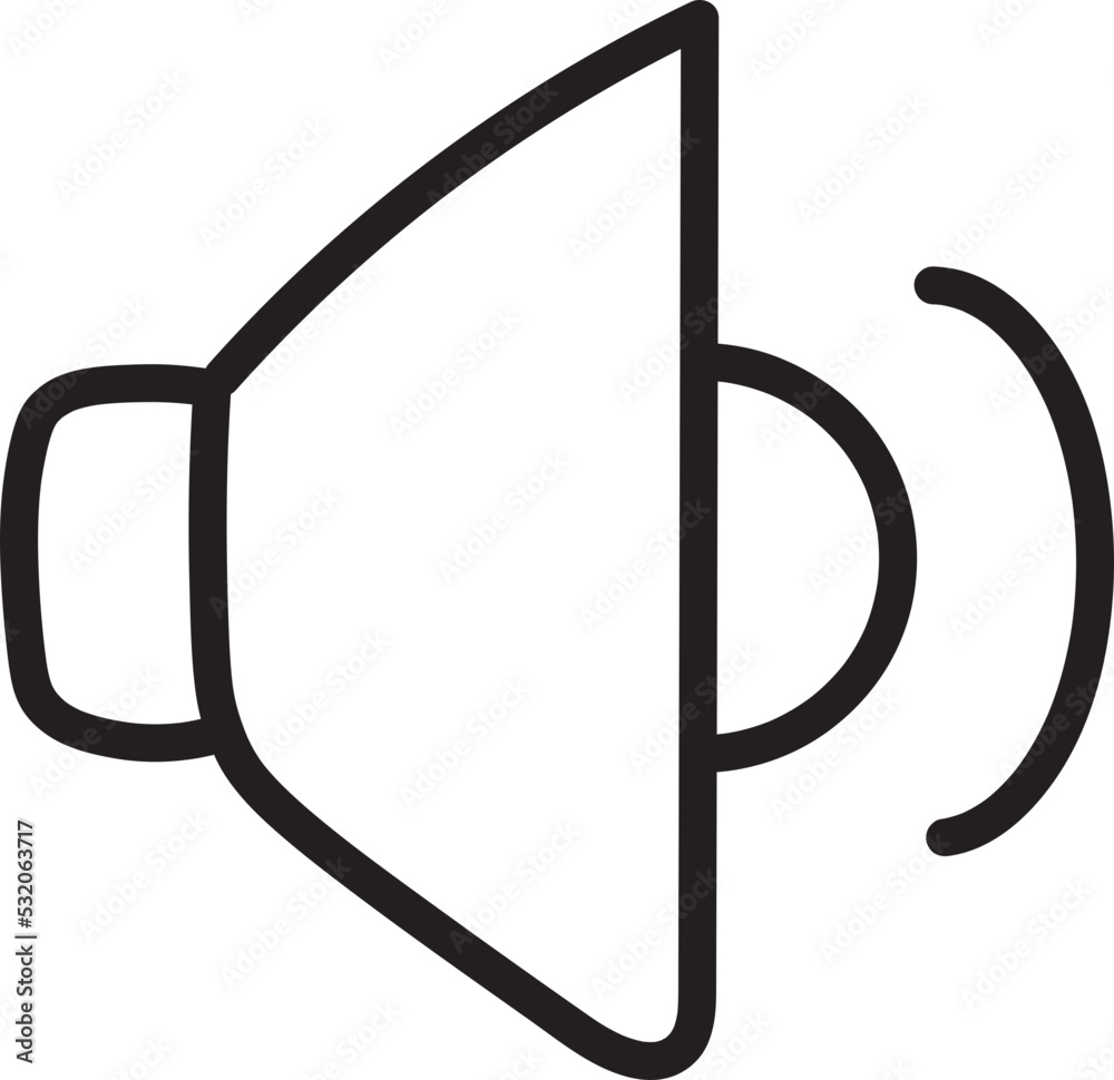 sound volume doodle icon sound volume doodle icon