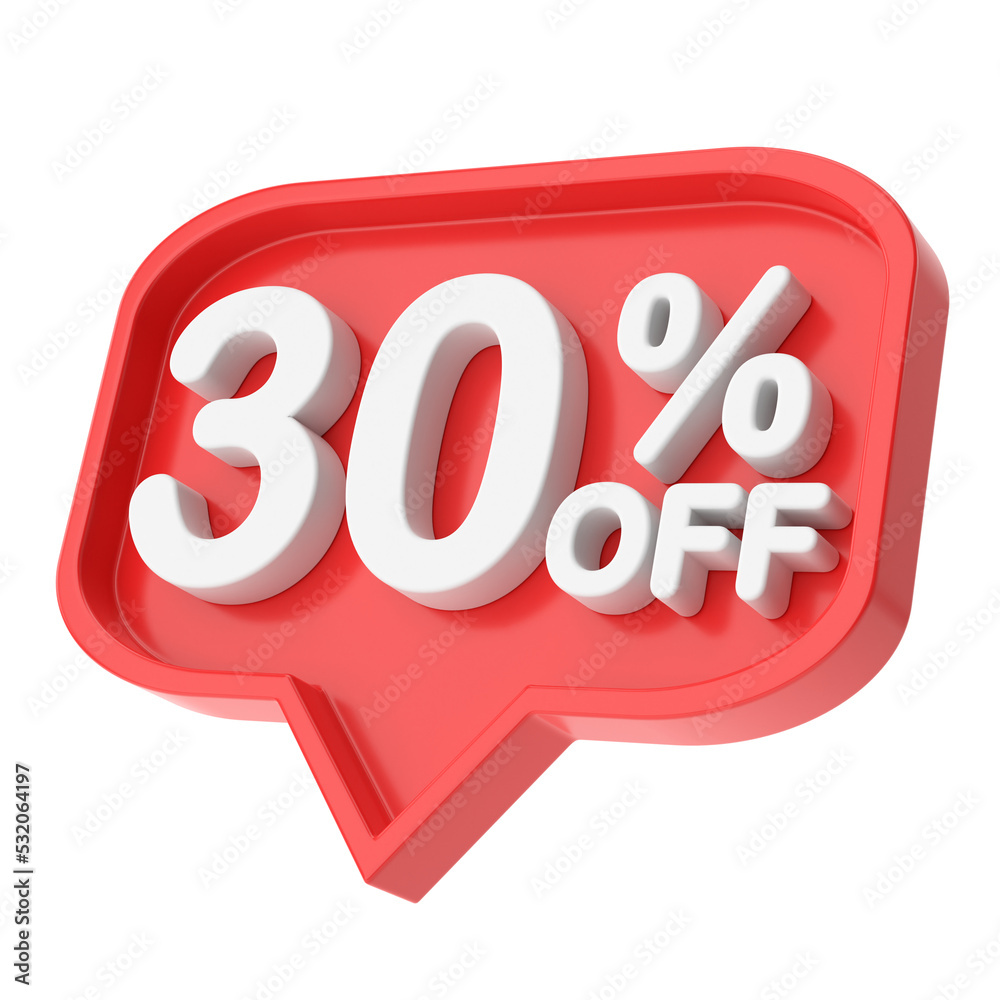 3D thirty percent off. 30% off. 30% sale. 3D thirty percent off. 30% off. 30% sale.