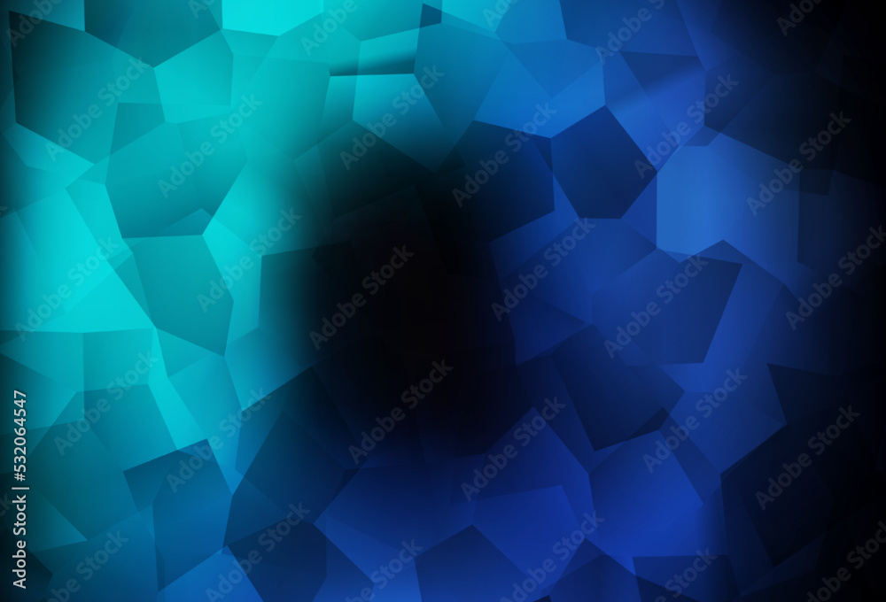 Dark BLUE vector texture with abstract forms. Dark BLUE vector texture with abstract forms.