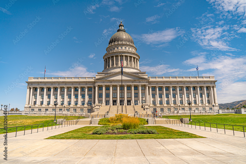 Utah State Capitol Building in Salt Lake City.