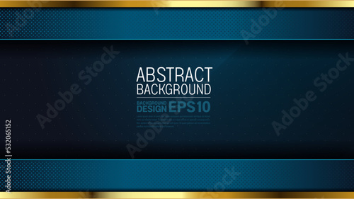 stage scene, luxury abstract background dark blue color, straight lines overlap layer shadow gradients space composition, 3840 x 2160 monitor size for banner