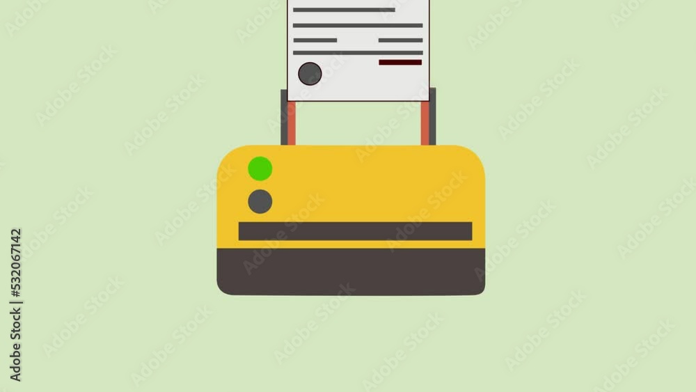 Shredding machine, cutting down the paper in pieces Shredding machine, cutting down the paper in pieces