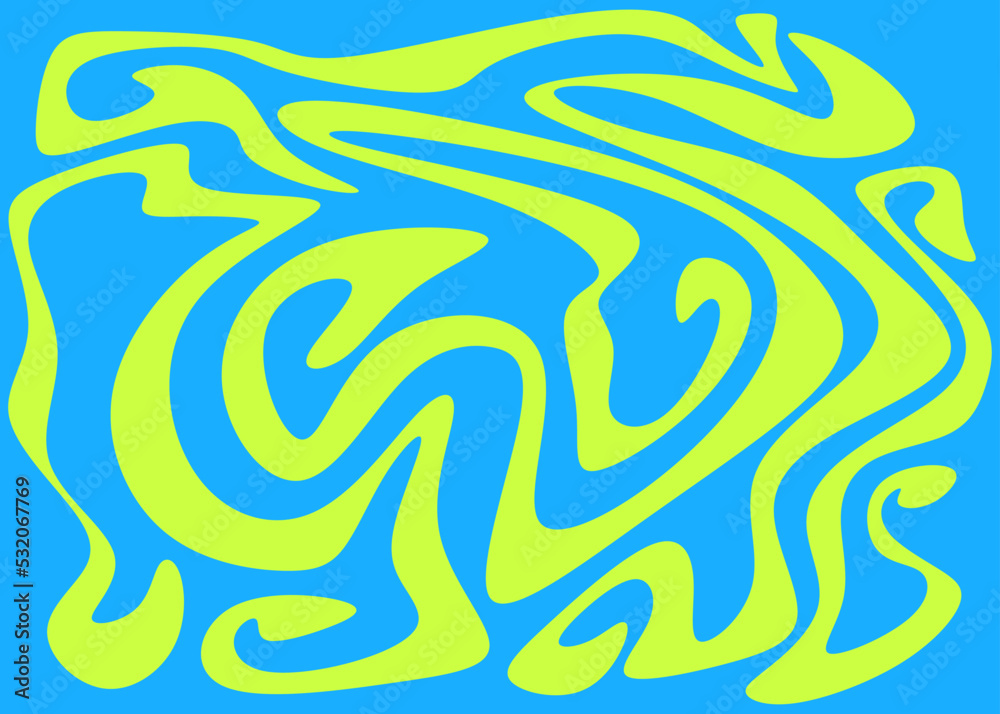 Fototapeta premium Abstract background with cute wavy line pattern