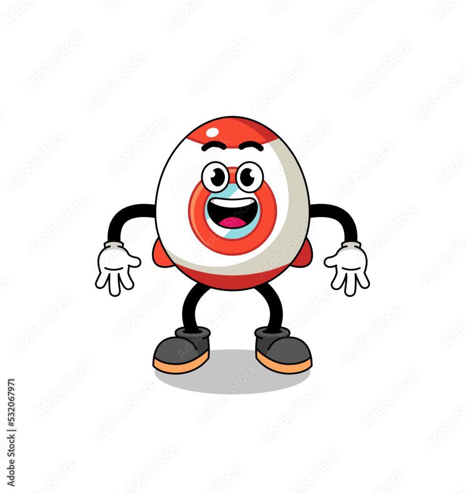 rocket cartoon with surprised gesture rocket cartoon with surprised gesture