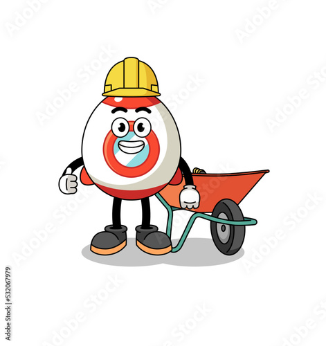 rocket cartoon as a contractor