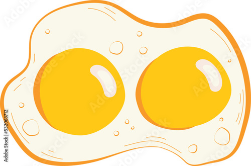 Hand Drawn Fresh Egg Illustration