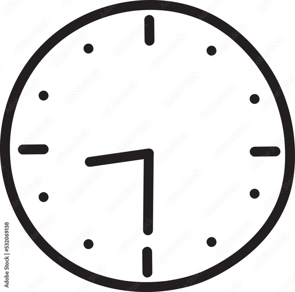 Clock Icon Vector Clock Icon Vector