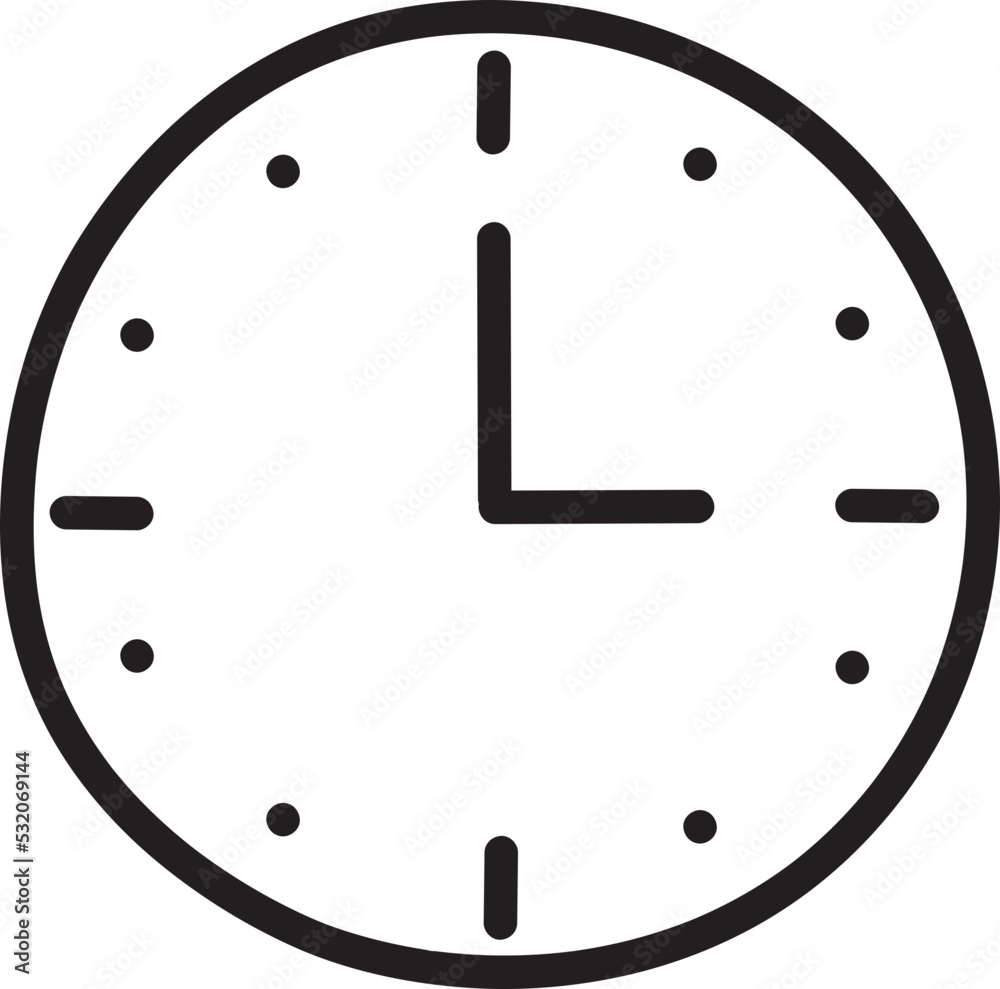 Clock Icon Vector